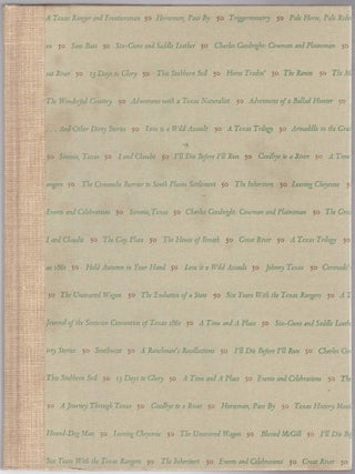 Item #22252 The Fifty Best Books on Texas. A. C. Greene