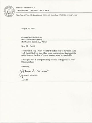 Item #26507 "Ventures in Editing" Publisher's Archive Including Both a Limited Edition & Proof...