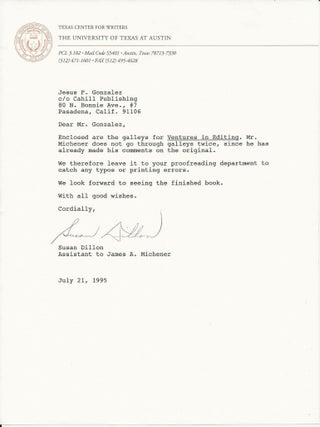 "Ventures in Editing" Publisher's Archive Including Both a Limited Edition & Proof Copy of Finished Work. ORIGINAL MANUSCRIPT MATERIAL
