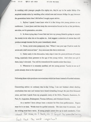 "Ventures in Editing" Publisher's Archive Including Both a Limited Edition & Proof Copy of Finished Work. ORIGINAL MANUSCRIPT MATERIAL