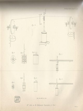 "On the Mechanical Equivalent of Heat" (Philosophical Transactions of the Royal Society of London, Vol. 140 for the Year 1850 Part I, pp. 61-82)
