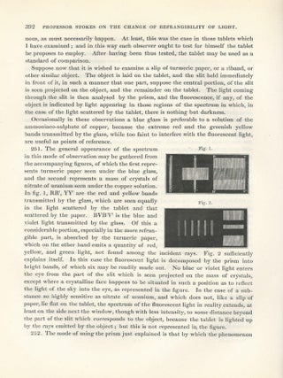 "On the Change of Refrangibility of Light. No II" (Philosophical Transactions of the Royal Society of London, Vol. 143 for the Year 1853 Part I & II, pp. 385-396)