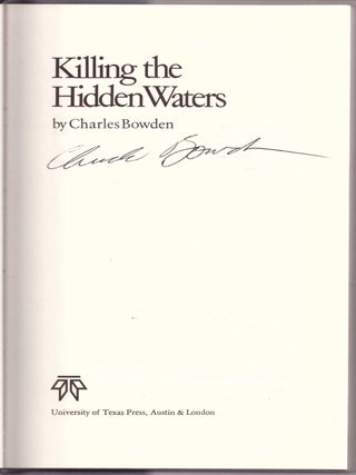 Killing the Hidden Waters