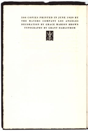 The Aristocracy of Art: An Address Before the California Art Club Open Forum, Los Angeles, March 4, 1929