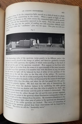FIRST PHOTOGRAPHS OF THE SOLAR SPECTRUM IN THE INFRARED: "Colour Photometry." & "The Solar Spectrum, from 7150 to 10,000." (Philosophical Transactions of the Royal Society of London, Vol. 177 for the Year 1886 Part I & Part II, pp. 423-456, 457-469)