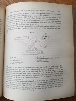 STELLAR SPECTRUM PHOTOGRAPHY: "On the Photographic Spectra of Stars." (Philosophical Transactions of the Royal Society of London, Vol. 171 for the Year 1880 Part I & Part II, pp. 669-690)