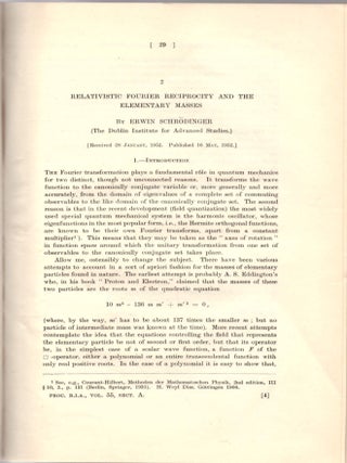 Item #29127 "Electric Charge and Current Engendered by Combined Maxwell-Einstein-Fields."...