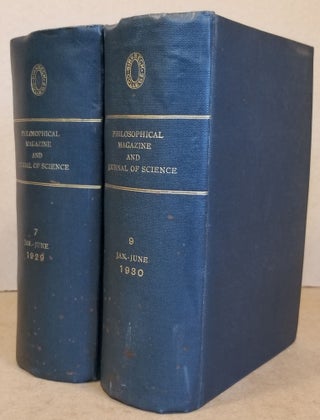 FIRST CALCULATION OF THE CHANDRASEKHAR LIMIT: “The Limiting Density of White Dwarf Stars” and “The Equilibrium of Dense Stars” (The London, Edinburgh, and Dublin Philosophical Magazine and Journal of Science Vol VII, pp. 63–70, 1929 and Vol. IX, pp. 944–963, 1930) -- 2 Volumes