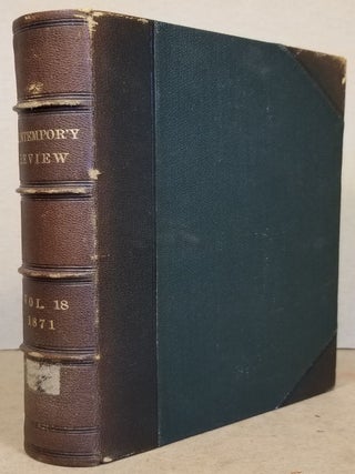 Item #29170 "Mr. Darwin's Critics" (The Contemporary Review, Vol. XVIII, pp. 443-476 pp.). T. H....