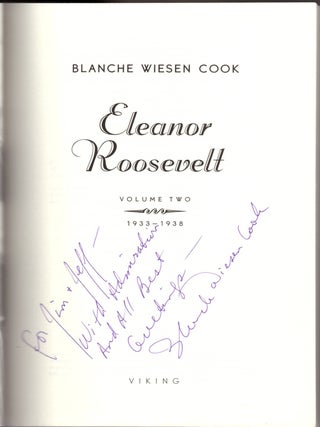 Eleanor Roosevelt 1933-1938 (Volume II)
