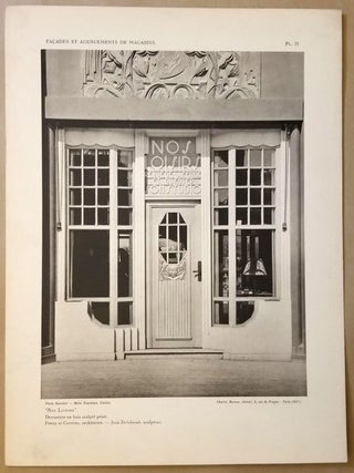 Devantures Vitrines Installations de Magasins a L’Exposition Internationale des Arts Decoratifs