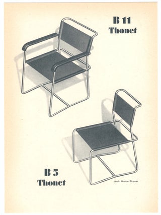 Thonet Stahlrohr-Möbel (Tubular Steel Furniture)