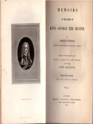 Memoirs of the Reign of King George The Second (3 Volumes)