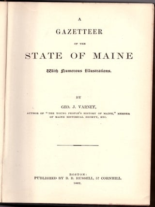 A Gazetteer of the State of Maine
