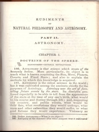 Rudiments of Natural Philosophy and Astronomy Designed for the Younger Classes in Academies and for Common Schools