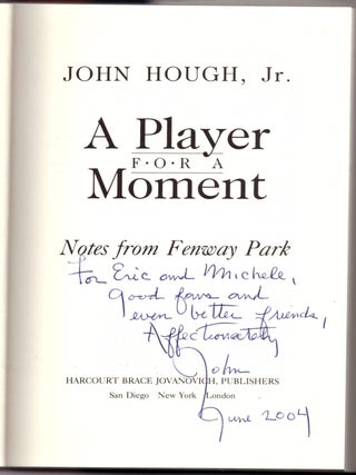 A Player for a Moment: Notes from Fenway Park