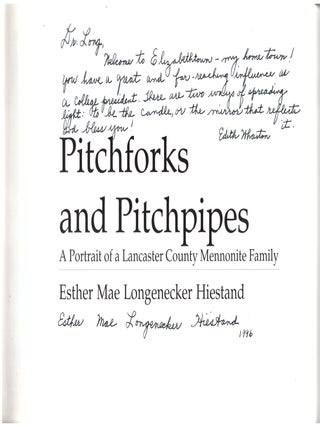 Pitchforks and Pitchpipes: A Portrait of a Lancaster County Mennonite Family