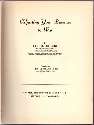 Adjusting Your Business to War