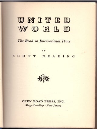 United World: The Road to International Peace