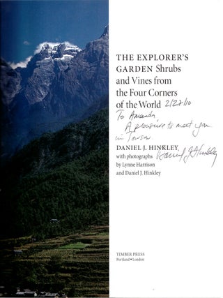 The Explorer's Garden: Shrubs and Vines from the Four Corners of the World