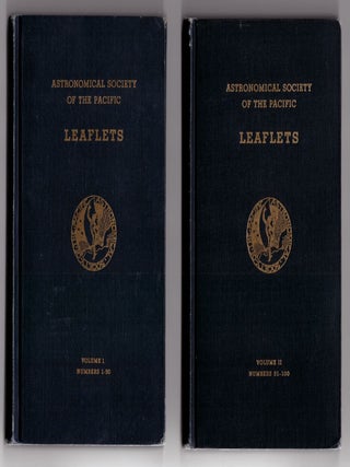 Item #31014 Astronomical Society of the Pacific: Leaflets (2 Volumes). Robert G. Aitken, Foreword