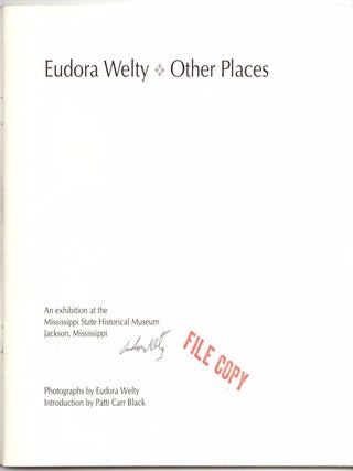 Eudora Welty: Other Places