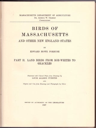 Birds of Massachusetts and Other New England States (2 Volumes)