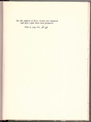 King Jasper: A Poem