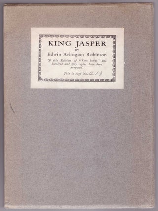 King Jasper: A Poem