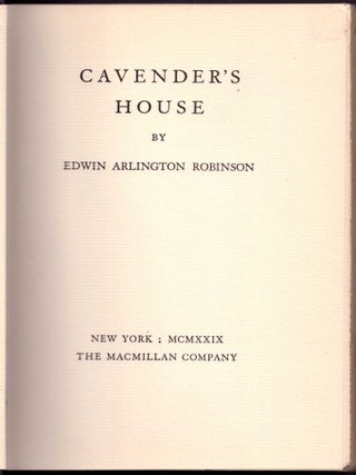 Cavender's House