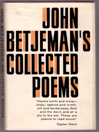 Item #31281 John Betjeman's Collected Poems. John Betjeman