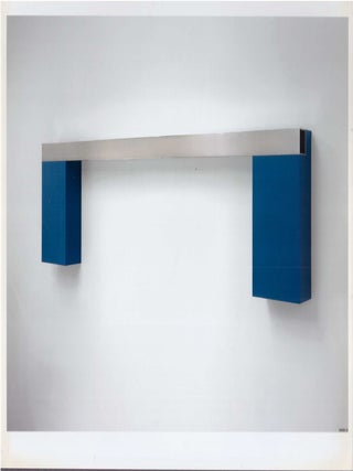 Promotional Photographs of Pieces by Donald Judd, Elizabeth Murray, and Robert Mangold