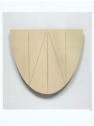 Promotional Photographs of Pieces by Donald Judd, Elizabeth Murray, and Robert Mangold