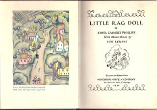 Item #31380 Little Rag Doll. Ethel Calvert Phillips, Lois Lenski, Artist