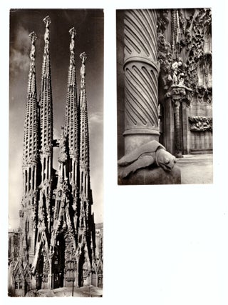 Item #31418 Basílica i Temple Expiatori de la Sagrada Família (5 Postcards). Antoni Gaudí