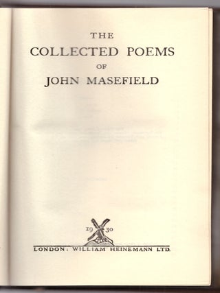The Collected Poems of John Masefield
