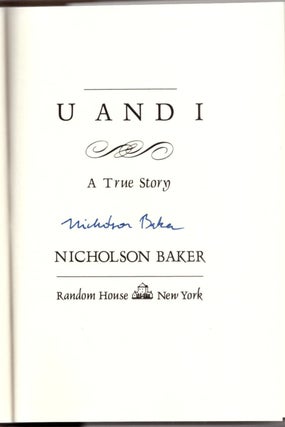 U and I: A True Story