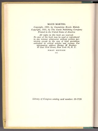Maud Martha