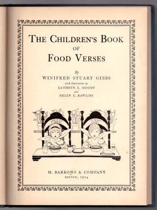 The Children's Book of Food Verses