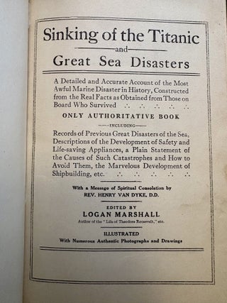 The Sinking of The Titanic and Great Sea Disasters