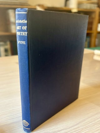 Item #3252 Aristotle's Art Of Poetry. W. Hamilton Fyfe