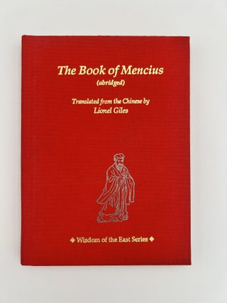 Item #3296 The Book of Mencius (abridged). Lionel Giles, Transl