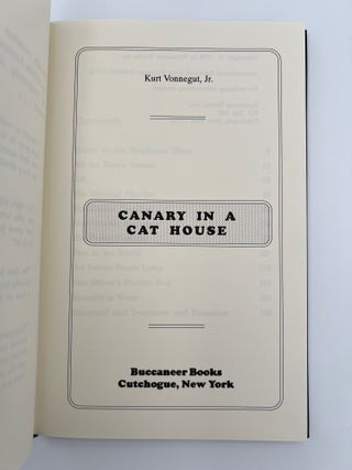 Canary In A Cat House